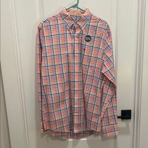 Izod Multicolor Plaid Men's Shirt